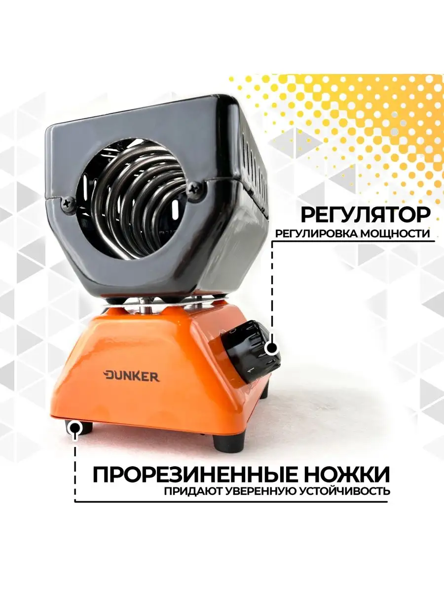 Плитка для розжига угля электрическая 1250 Ватт DUNKER 153145033 купить за  2 016 ₽ в интернет-магазине Wildberries