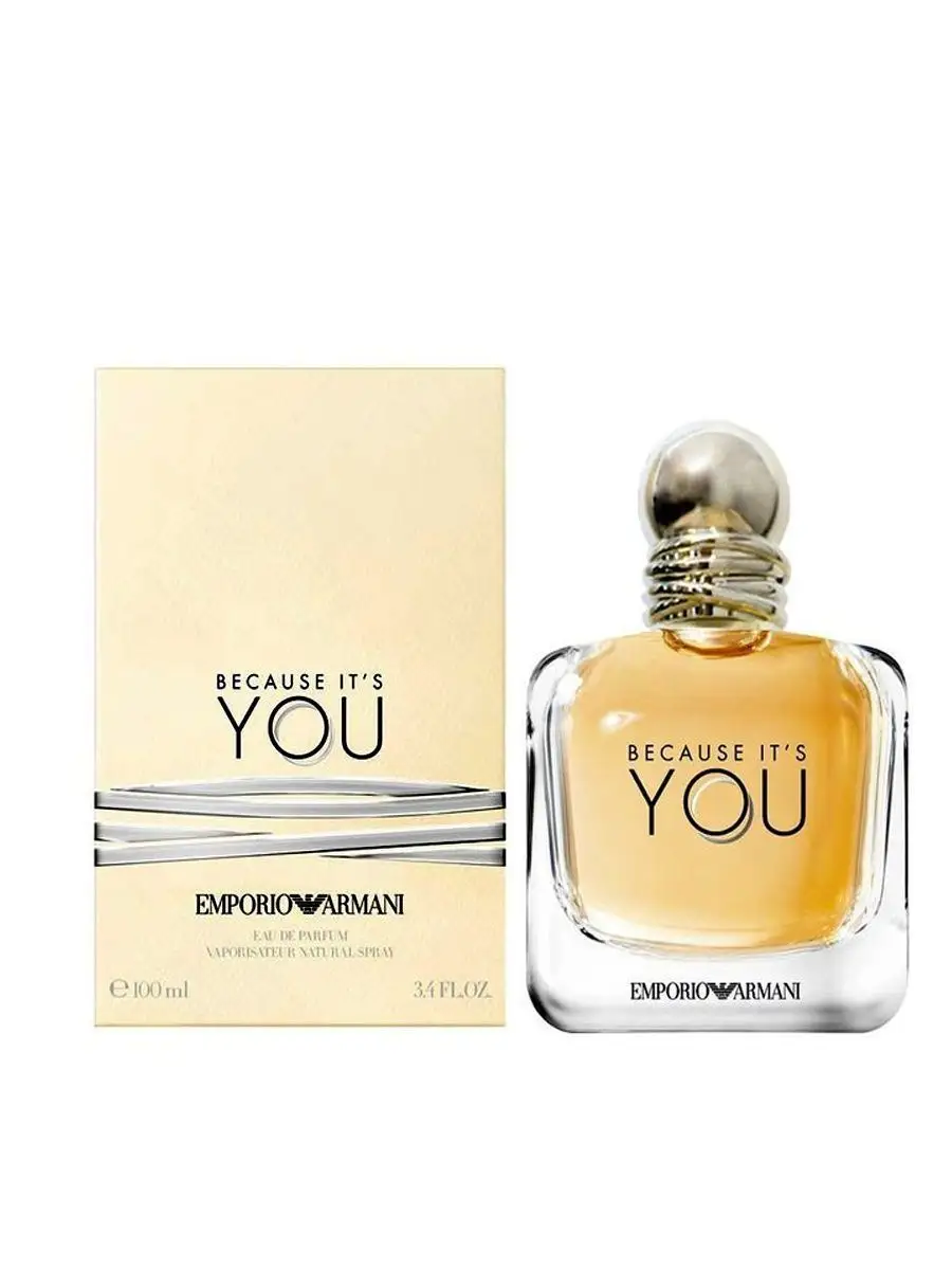 EMPORIO ARMANI BECAUSE IT S YOU EAU DE PARFUM 100 wowperfume