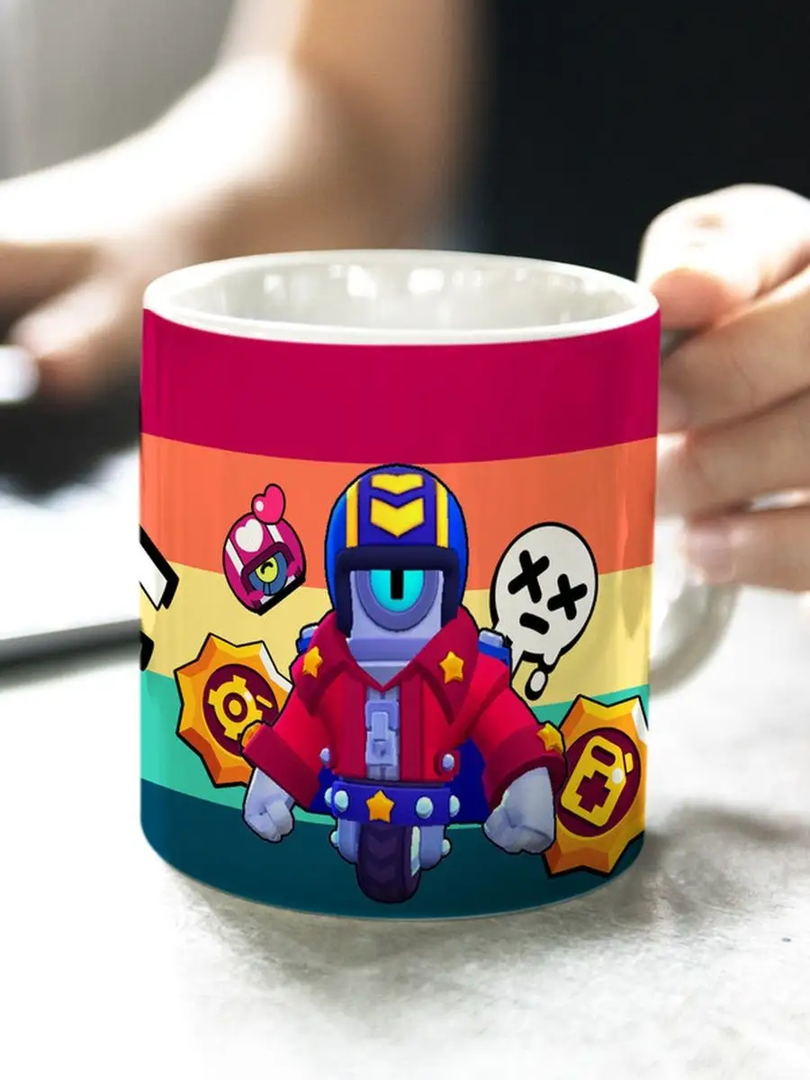 Сту персонаж игры Бравл Старс (Brawl Stars) Print Master 153204241 купить  за 369 ₽ в интернет-магазине Wildberries