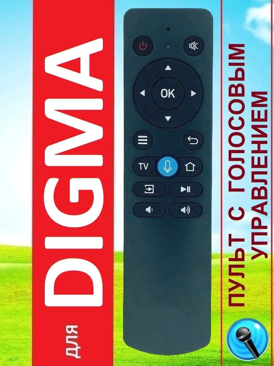 Пульт голосовой для DIGMA DM-LED32SBB31, DM-LED40SBB31 HUAYU 153214522  купить за 1 295 ₽ в интернет-магазине Wildberries