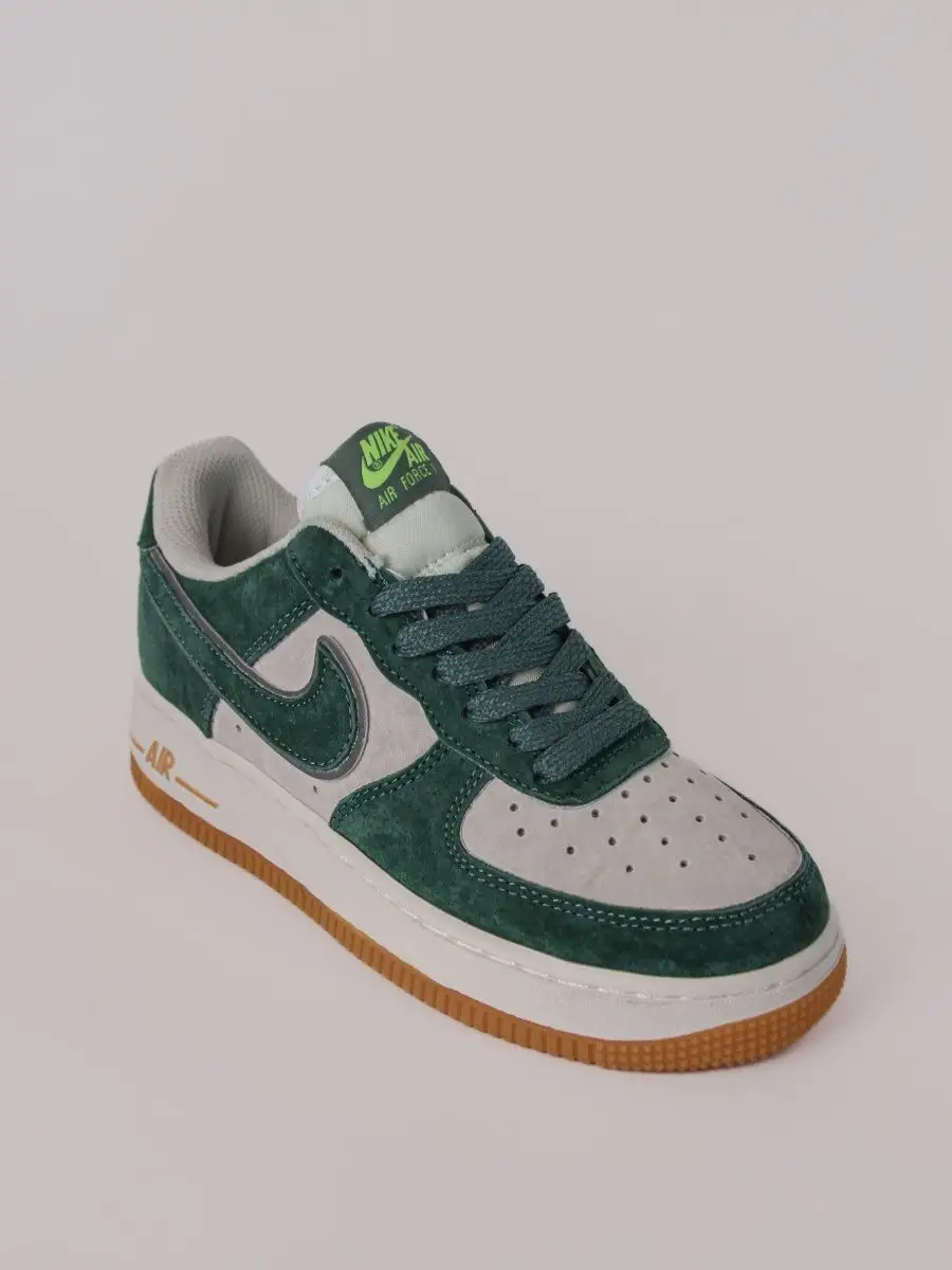 Nike air force 1 suede clearance verte