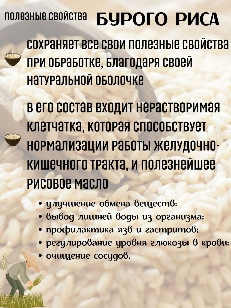 Бурый рис, 3,2 кг. VIO Food 153272819 купить за 753 ₽ в интернет-магазине  Wildberries