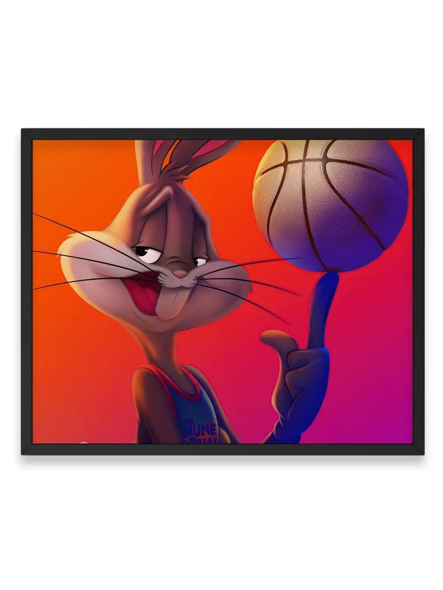 Постер интерьерный, Bugs Bunny Space Jam A New Legacy О! Мой Постер  153281026 купить в интернет-магазине Wildberries