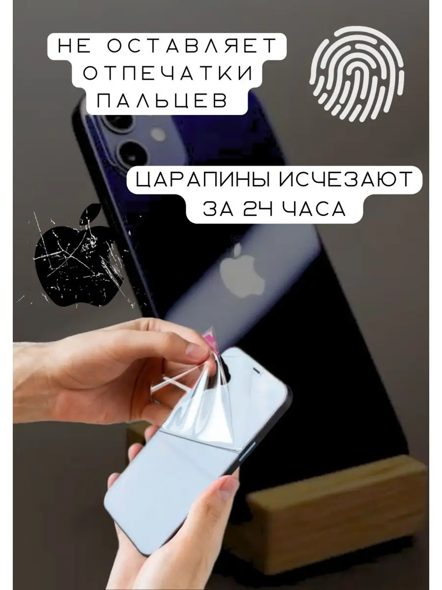 Гидрогелевая защитная плёнка для iPhone 14 Pro 5шт Feel Good 153317523  купить в интернет-магазине Wildberries