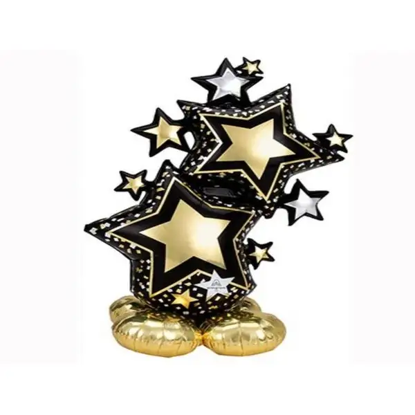 Шар фольгированный 59" Звёзды, фигура