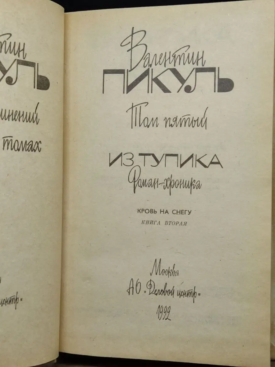 Валентин Пикуль. Собрание сочинений. В 20 томах. Том 5 Москва 153358315  купить в интернет-магазине Wildberries