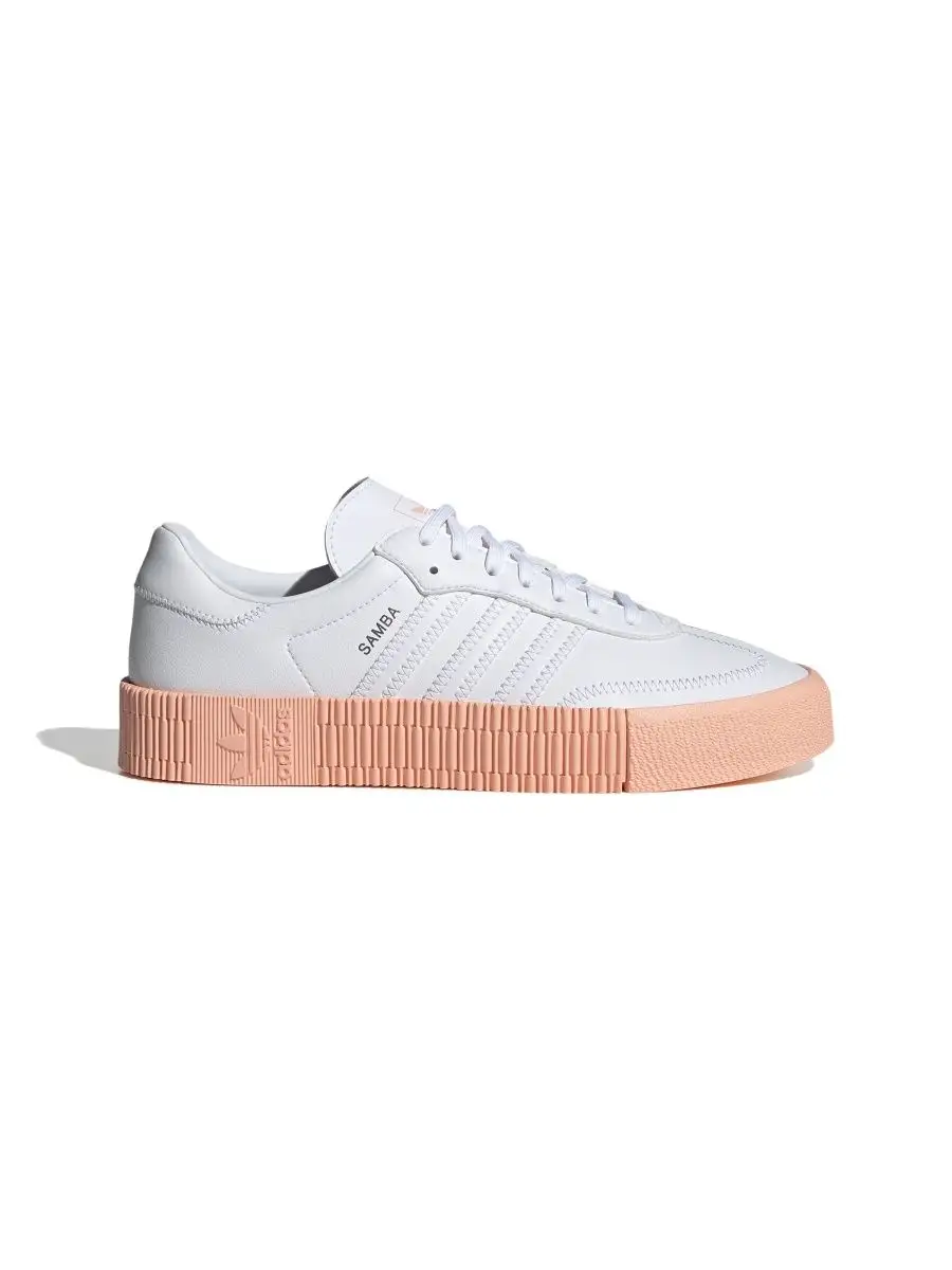 Adidas sambarose best sale white womens