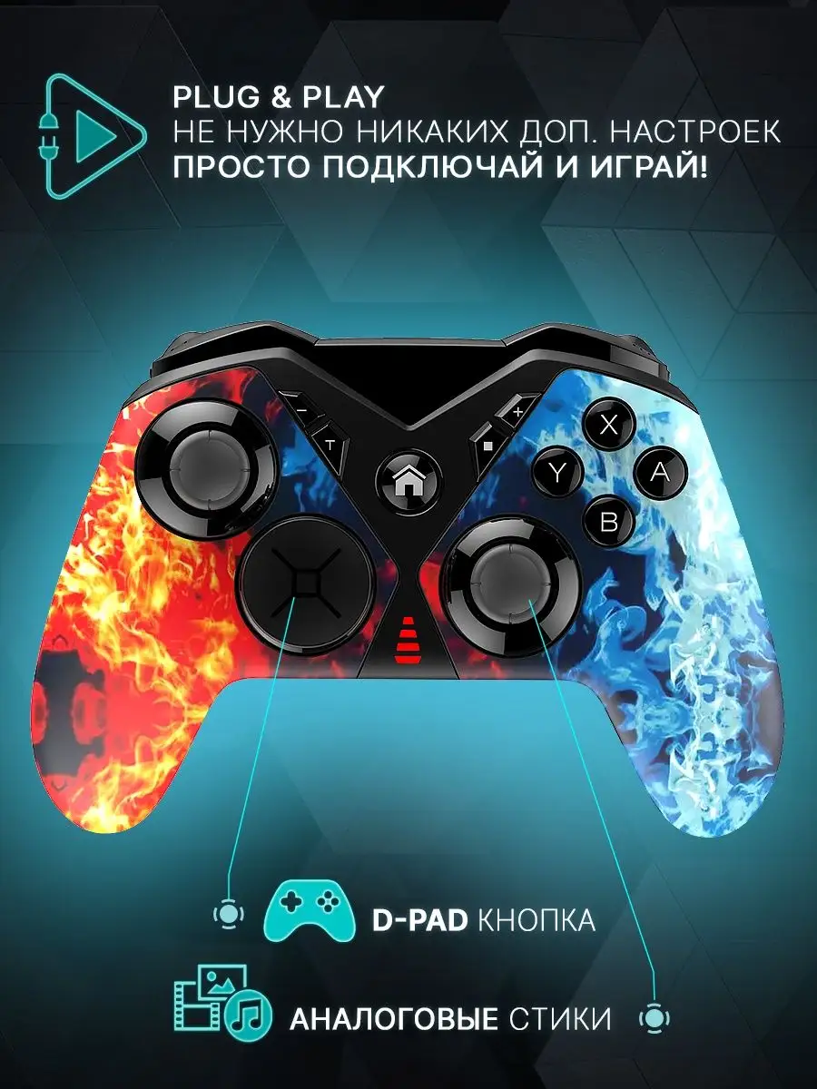 Геймпад беспроводной для телефона андроид N-Switch блютуз iPega 153391775  купить за 3 600 ₽ в интернет-магазине Wildberries