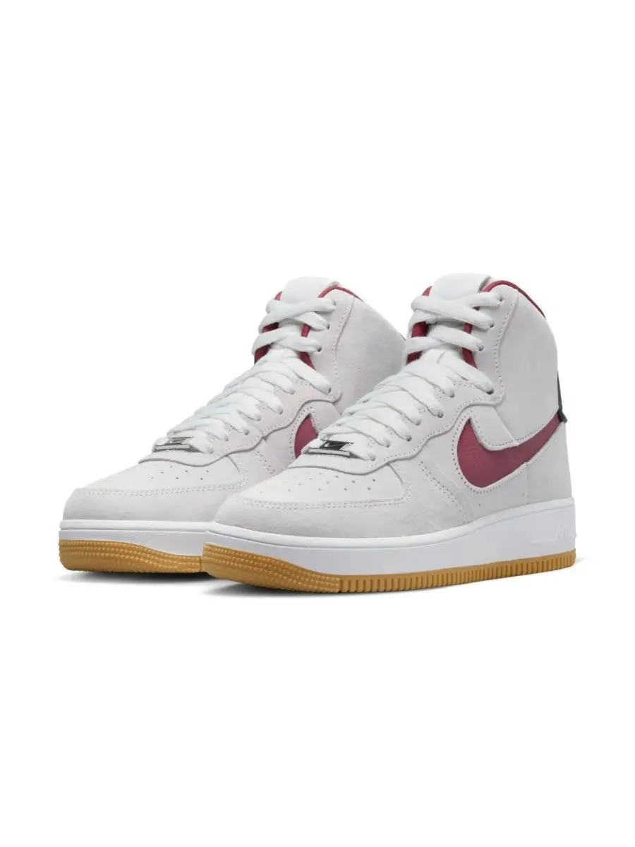 Air force 1 mid maroon best sale