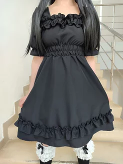 Платье школьное аниме готическое лолита косплей подростковое LP Trend 153509602 купить за 1 642 ₽ в интернет-магазине Wildberries