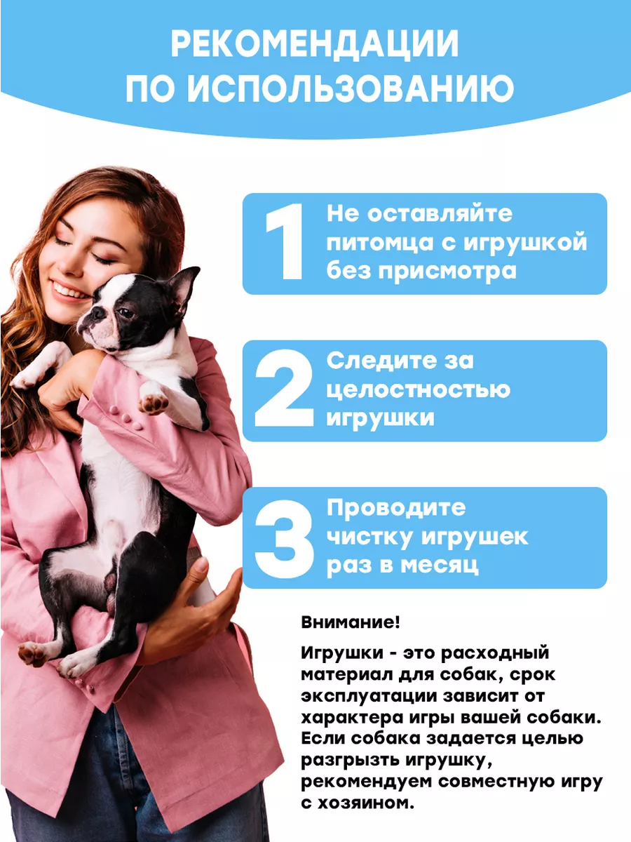 Игрушки для щенков и собак мелких и средних пород набор 5в1 Fan Pets  153525562 купить за 641 ₽ в интернет-магазине Wildberries