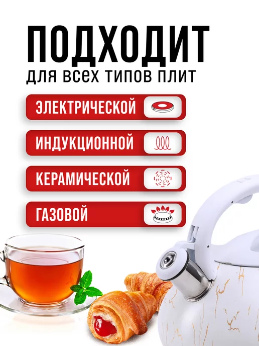 Чайник со свистком для плиты - фото 5