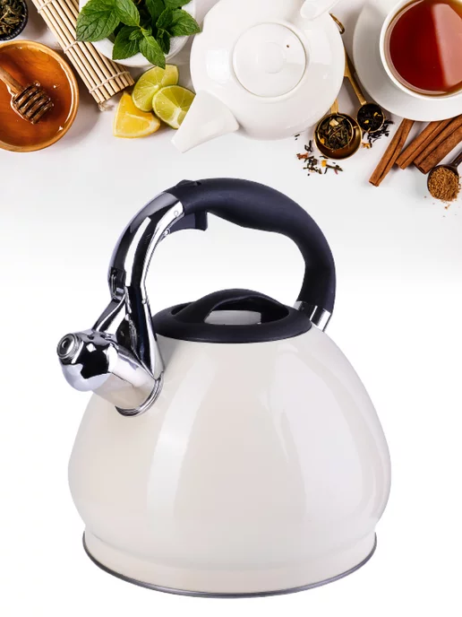 Чайник со свистком для плиты 3,4 л - фото 15