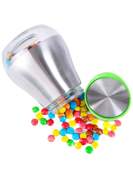 Банки для сыпучих продуктов стекло с крышкой набор 3 шт. - фото 10