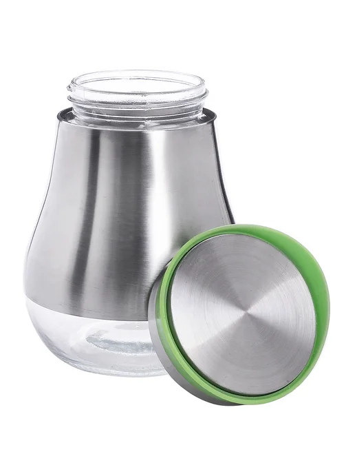Банки для сыпучих продуктов стекло с крышкой набор 3 шт. - фото 15