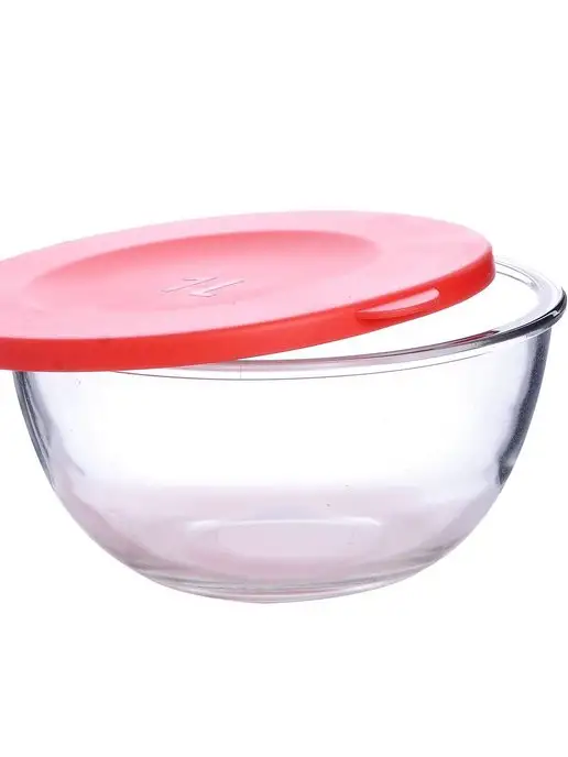 Контейнер салатник с крышкой стекло - фото 9