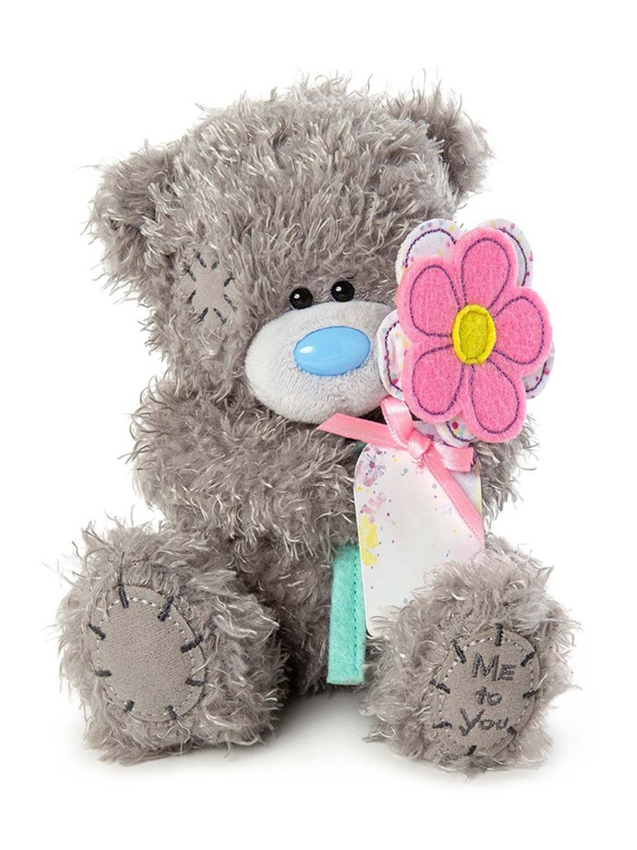 Мишка Тедди. Мишка Тедди с цветами. Мишка Тедди с цветком. Плюшевая игрушка и цветы.