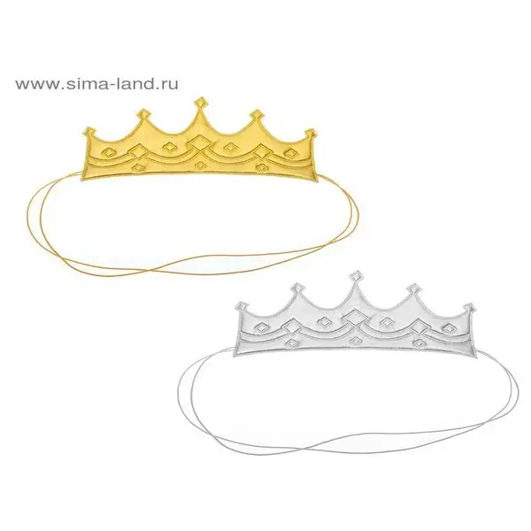 Корона "Царица"на резинке