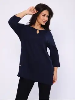 Туника женская больших размеров New Life jersey 153627656 купить за 375 ₽ в интернет-магазине Wildberries