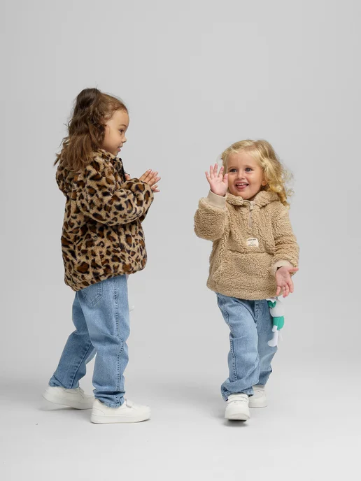 MO2MO KIDS Джинсы на резинке детские джоггеры широкие, вариант, фото 8