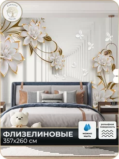 Фотообои Цветы Тоннель в кухню в спальню для зала 350х260 Каролина Декор 153672786 купить за 3 031 ₽ в интернет‑магазине Wildberries