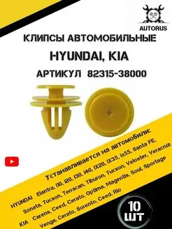 Клипсы автомобильные для HYUNDAI, KIA AutoRus63 153716719 купить за 175 ₽ в интернет-магазине Wildberries