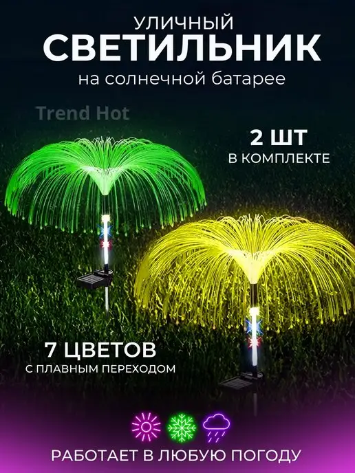 Trend Hot Светильник уличный садовый на солнечной батарее