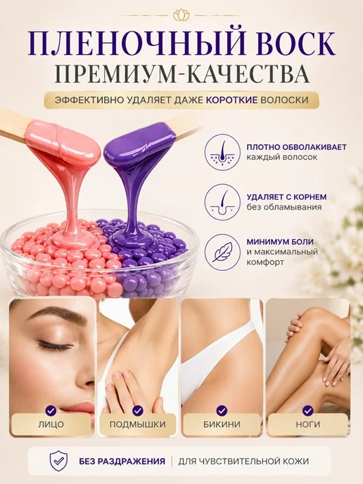 Professional Wax 100 Воскоплав для депиляции с воском набор 9 в 1, вариант, фото 4