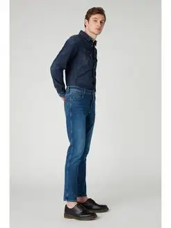 Джинсы Texas Slim синие Wrangler 153797791 купить за 3 787 ₽ в интернет-магазине Wildberries