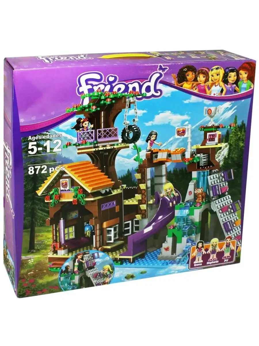 Конструктор Friends Френдс Спортивный лагерь: дом на дереве LEGO 153813366  купить за 2 534 ₽ в интернет-магазине Wildberries