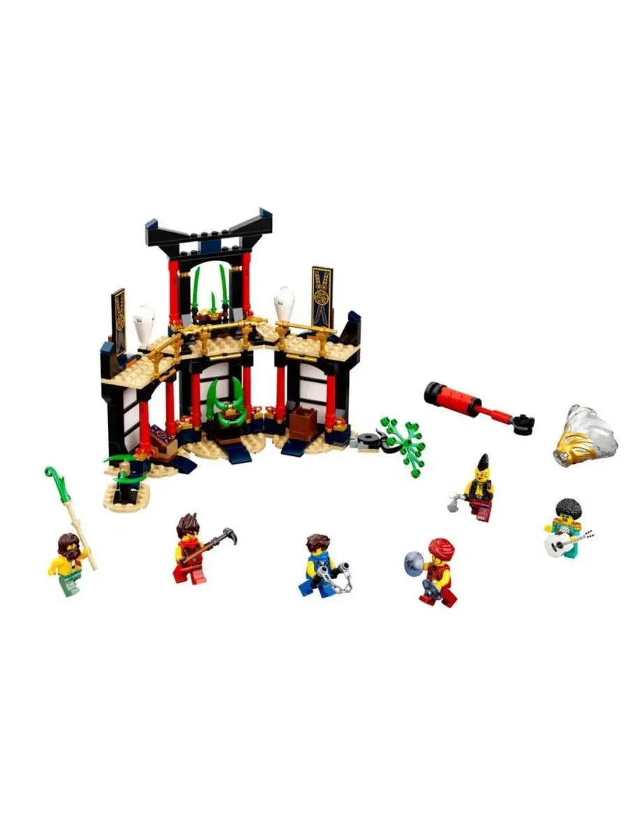 Конструктор Ninja Ninjago Ниндзя Турнир стихий 328 дет 70111 LEGO 153813452  купить в интернет-магазине Wildberries