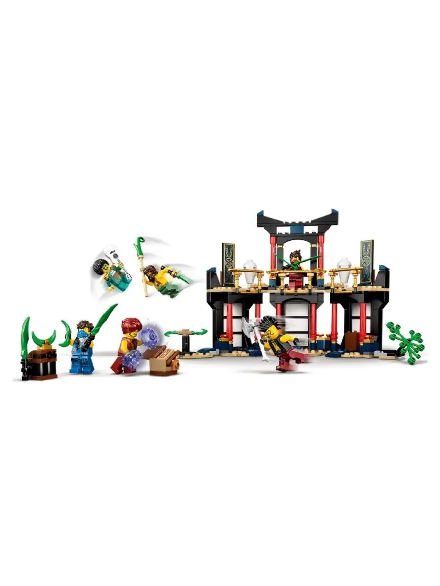 Конструктор Ninja Ninjago Ниндзя Турнир стихий 328 дет 70111 LEGO 153813452  купить в интернет-магазине Wildberries