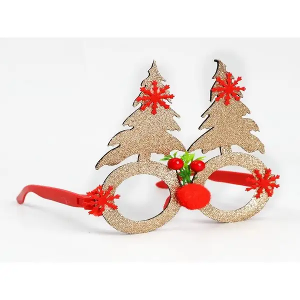 Карнавальные очки "Ёлочки"
