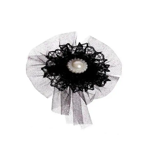 Карнавальный зажим заколка для волос брошь МИКС