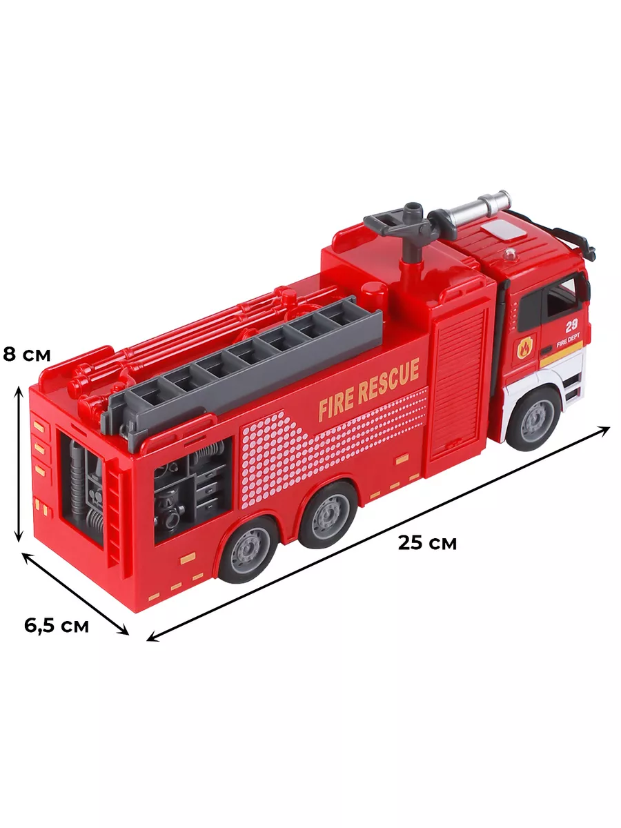 Пожарная машина с звуком сиреной и светом, детская машинка 3 Froi 153823872  купить за 901 ₽ в интернет-магазине Wildberries