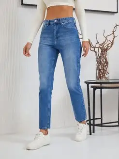 Джинсы мом c высокой посадкой зауженные к низу Zara 153825562 купить за 1 313 ₽ в интернет-магазине Wildberries
