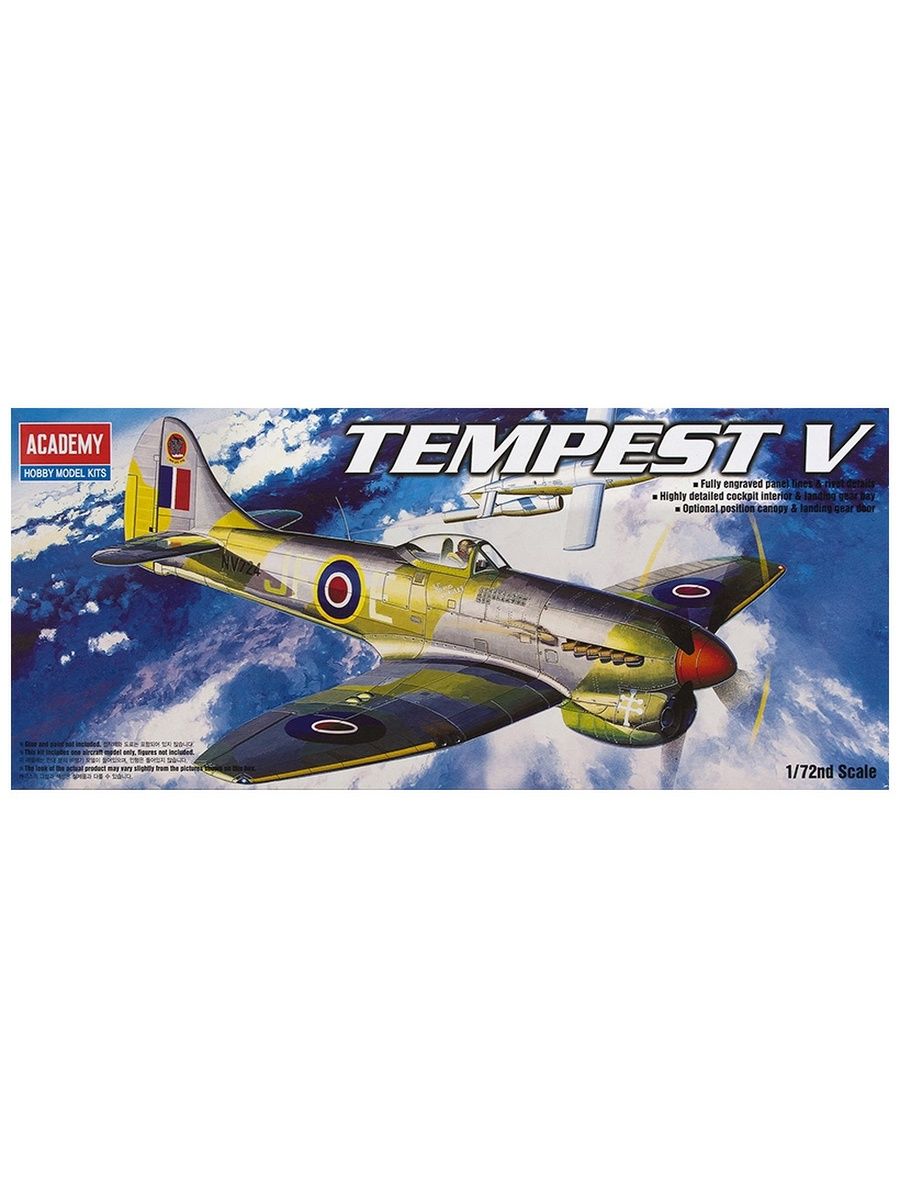 Academy самолеты. Сборная модель самолета Темпест. Hawker Tempest 1/72. СССР модель самолета Темпест. Hawker Tempest 1.72 модель 19 90х годов с ФАУ 1.