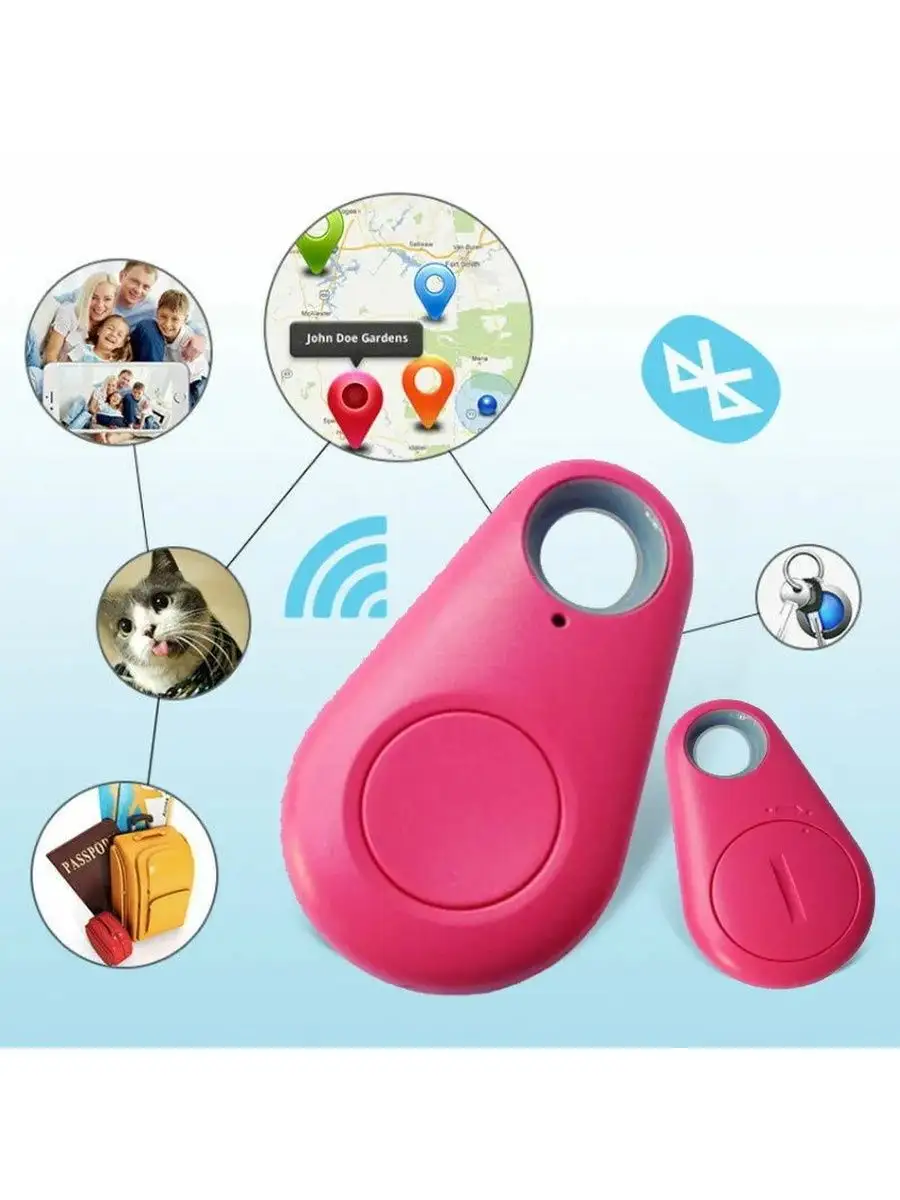 Новинка умный мини GPS-трекер bluetooth Ram Home 153877629 купить за 1 656  ₽ в интернет-магазине Wildberries