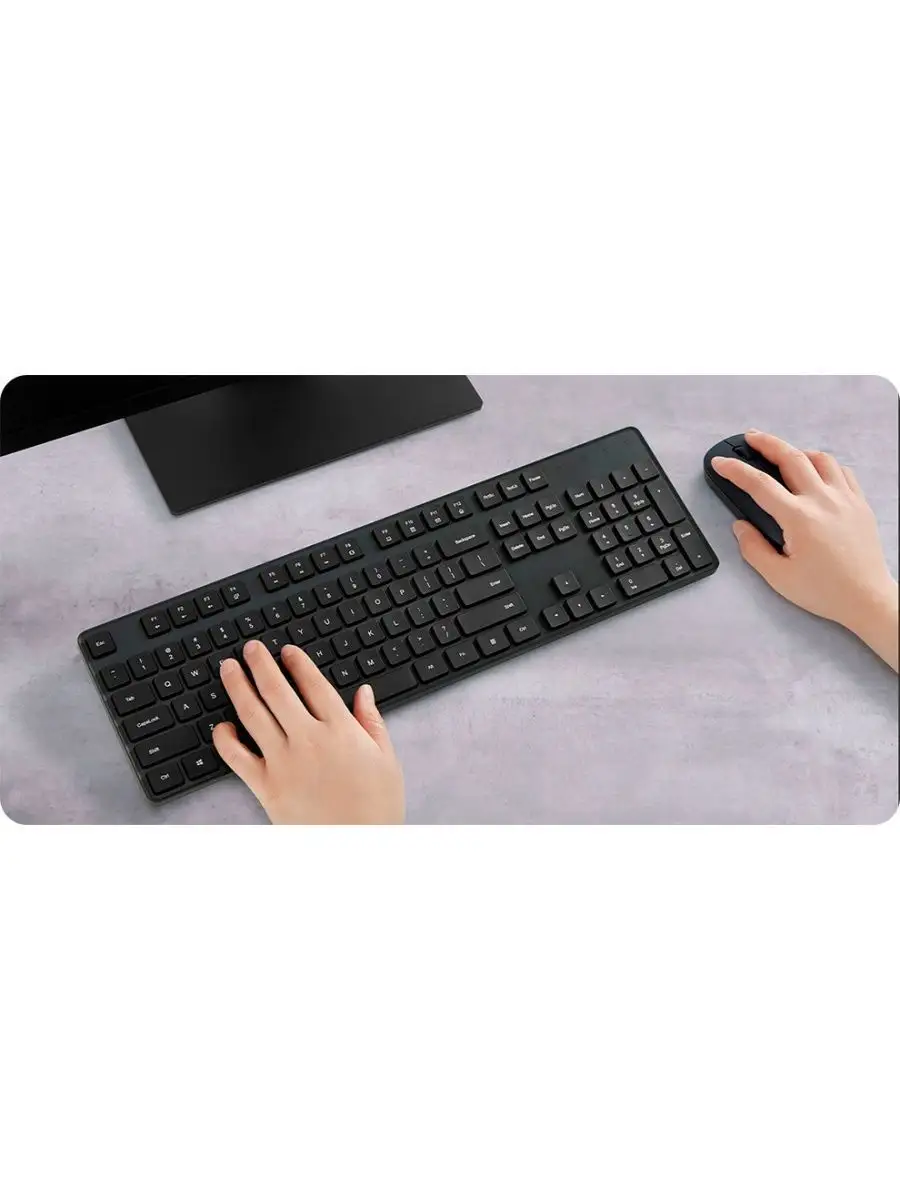 Xiaomi Mi Wireless Keyboard and Mouse Combo RU/ENG Xiaomi 153916650 купить  за 2 449 ₽ в интернет-магазине Wildberries