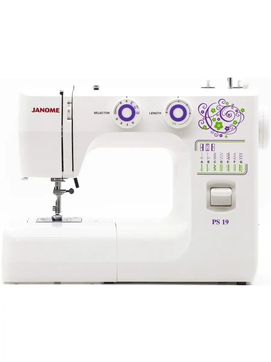 Швейная машина Janome PS-19 Janome 153954937 купить за 15 199 ₽ в  интернет-магазине Wildberries