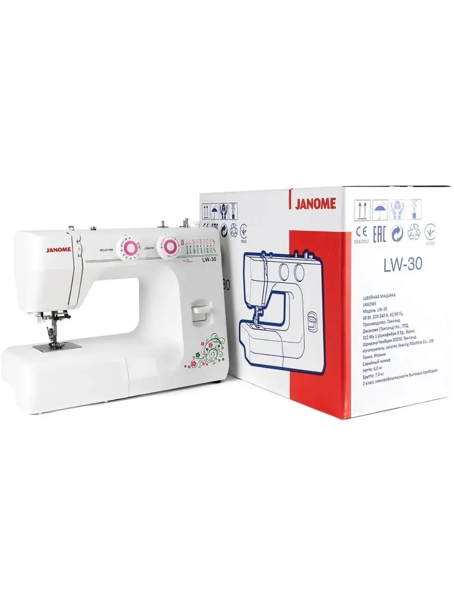 Швейная машина LW-30 Janome 153954941 купить в интернет-магазине Wildberries