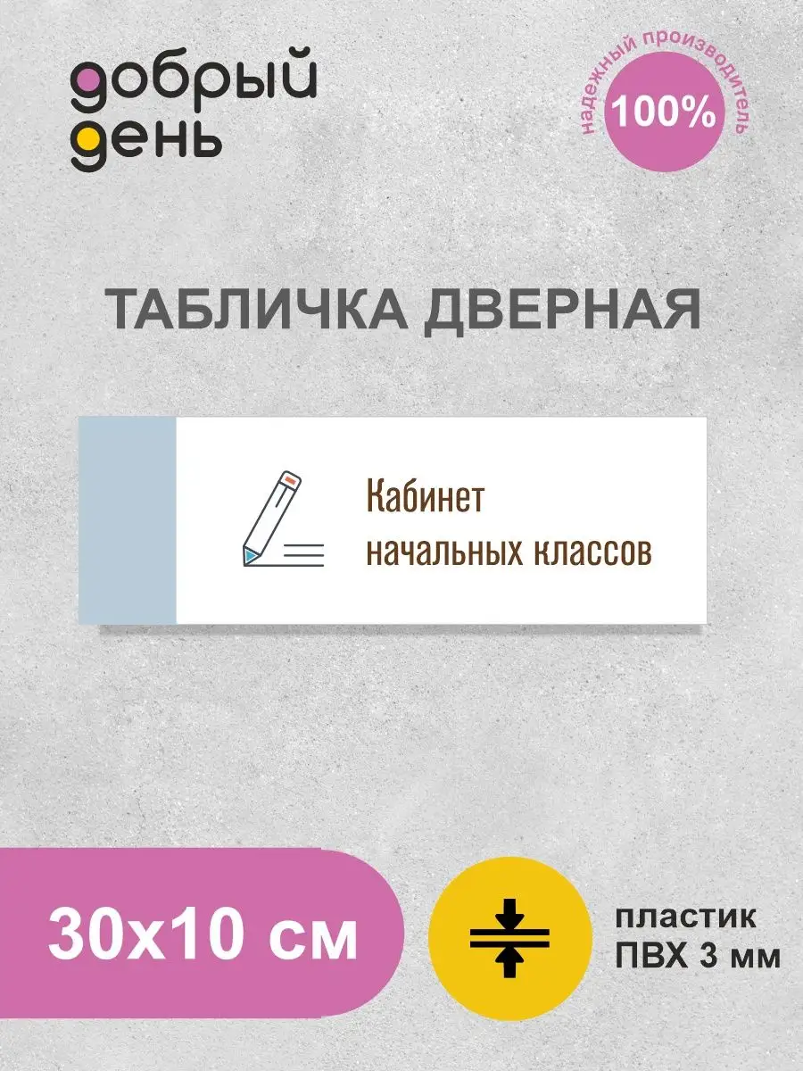 Дверная табличка для школьных кабинетов, для школы