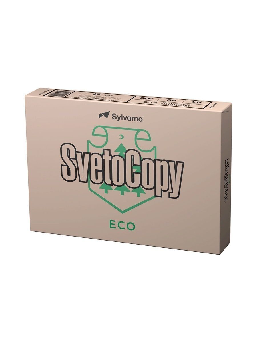 Бумага офисная а4, 80 г/м2, 500 л., svetocopy Eco, белизна 60%. Svetocopy a4 Eco. Бумага а4 500л 80г/м белизна 60% svetocopy Eco.