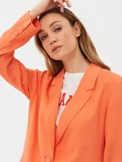 Пиджак жакет льняной летний United Colors of Benetton 154023756