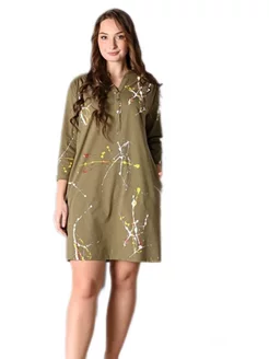 Платье-халат хлопковое Кадита 154058539 купить за 1 069 ₽ в интернет-магазине Wildberries