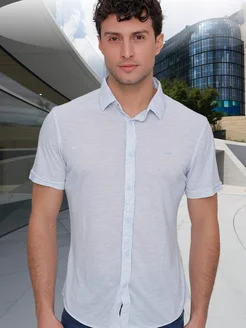 Рубашка с коротким рукавом летняя