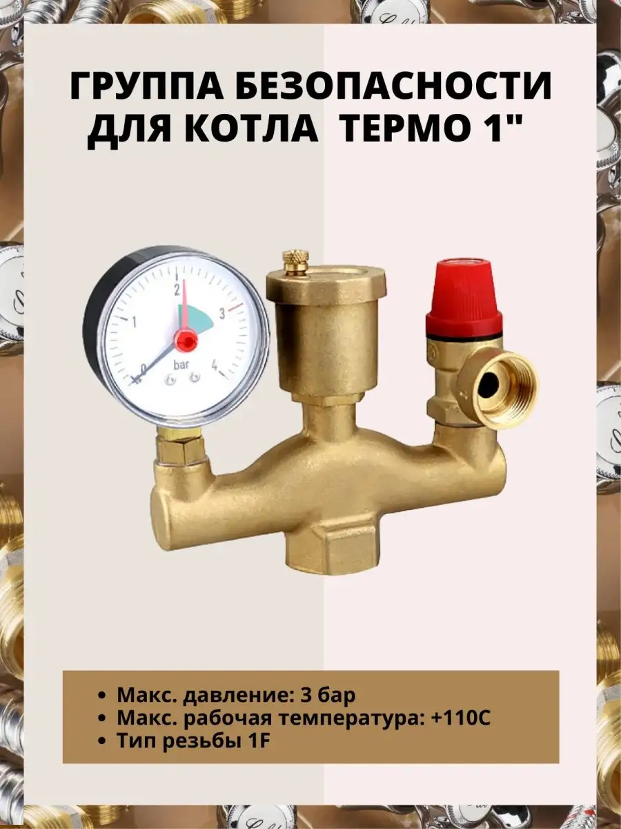 AQUAGID Группа безопасности котла Термо 1