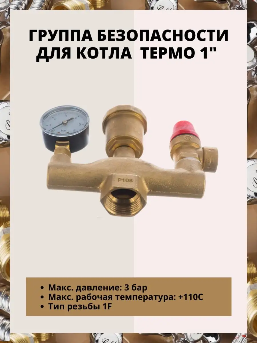 AQUAGID Группа безопасности котла Термо 1