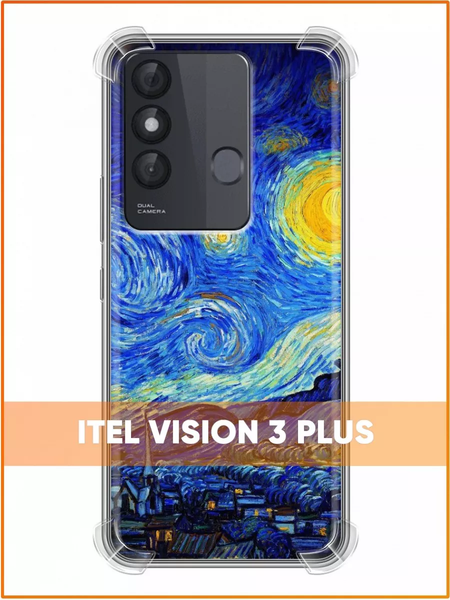 Противоударный чехол на Itel Vision 3 Plus Case Face 154162747 купить за  199 ₽ в интернет-магазине Wildberries