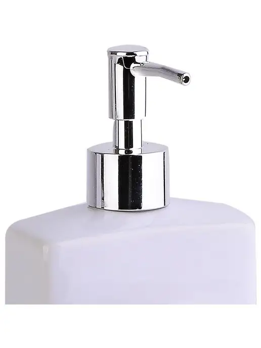 Дозатор для жидкого мыла керамика 380 мл - фото 4